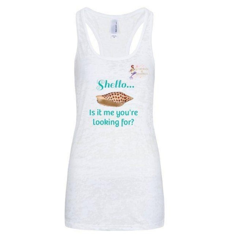 RARE Junonia Seashell Tank Top "Shello..."